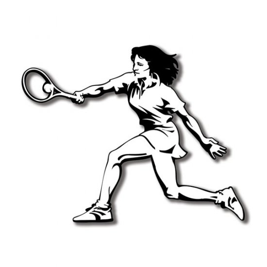 Stamping Station - Tennis Play #2 (Girl)