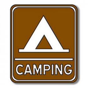 Stamping Station - Camping Sign