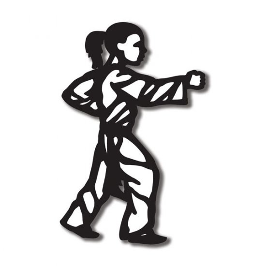 Stamping Station - Karate Kid Girl