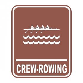 Stamping Station - Crew Rowing Sign