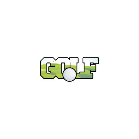 Stamping Station - Golf - Dimensional Word