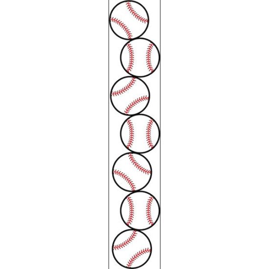 Stamping Station - Baseball Craft Laser Border