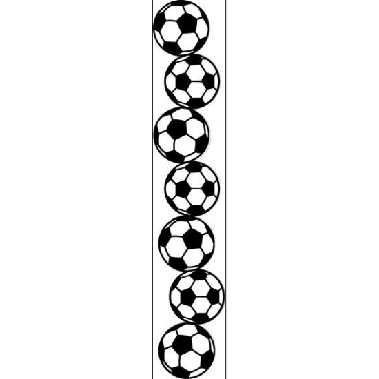 Stamping Station - Soccer Craft Laser Border