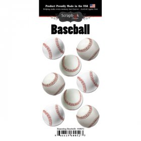 Stamping Station - Baseball Go Big Repeat Stickers