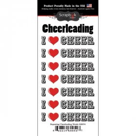 Stamping Station - Cheerleading Go Big Repeat Stickers