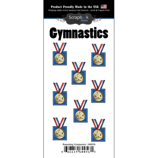 Stamping Station - Gymnastics Go Big Repeat Stickers