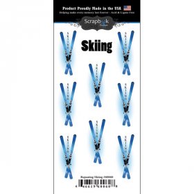 Stamping Station - Skiing Go Big Repeat Stickers