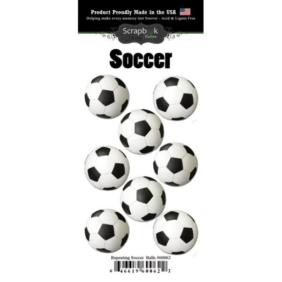 Stamping Station - Soccer Go Big Repeat Stickers