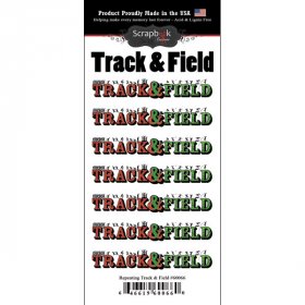 Stamping Station - Track & Field Go Big Repeat Stickers