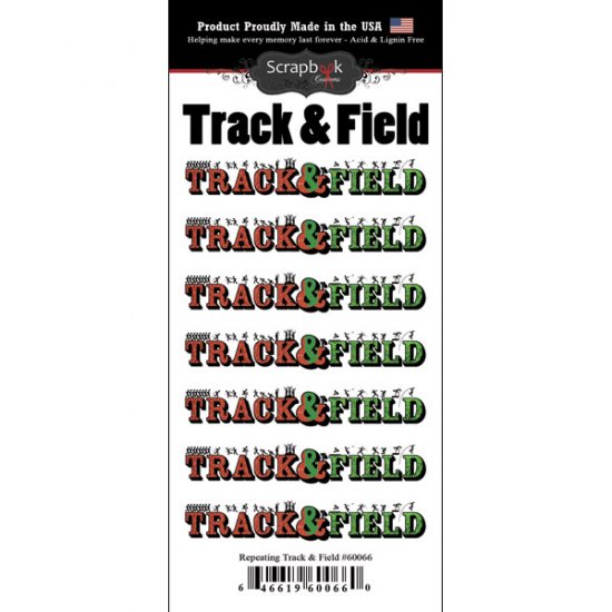 Stamping Station - Track & Field Go Big Repeat Stickers