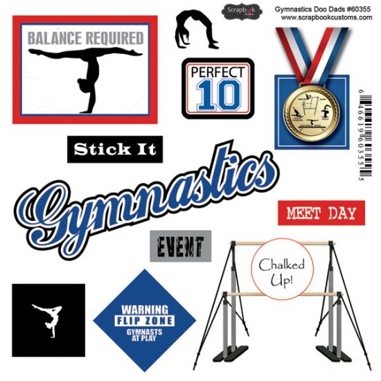 Stamping Station - Gymnastics Doo Dads