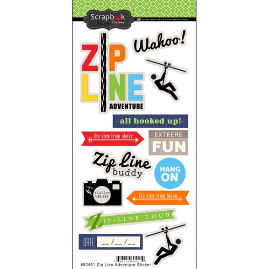 Stamping Station - Zip Line Adventure Sticker