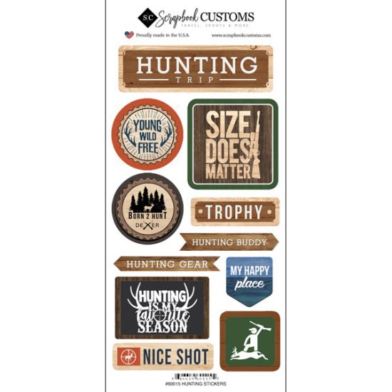 Stamping Station - Life is Better Deer Hunting Stickers