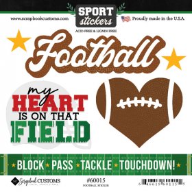 Stamping Station - Football Love Stickers