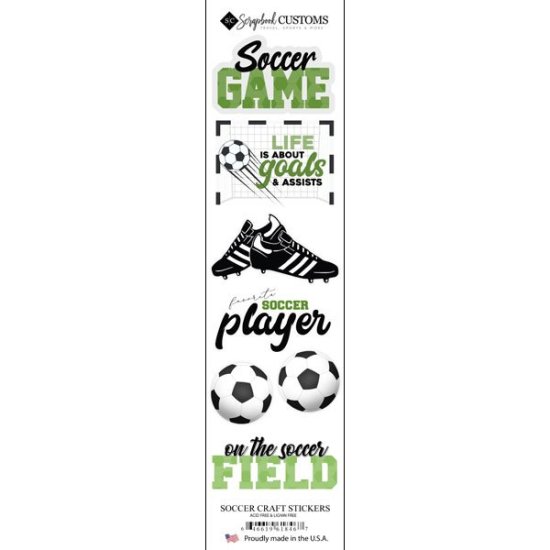 Stamping Station - Soccer Craft Sticker