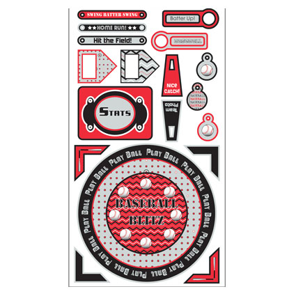 Moxxie - Grand Slam Cardstock Stickers