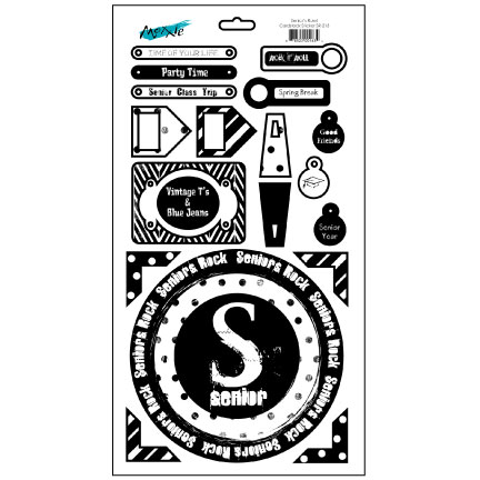 Moxxie - Senior\'s Rule Cardstock Stickers