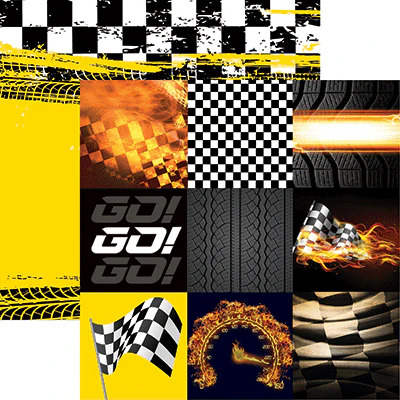 Reminisce - Racing Wheels Paper