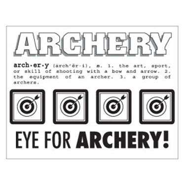 SRM - Say It With Stickers - Archery
