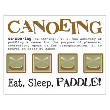 SRM - Say It With Stickers - Canoeing